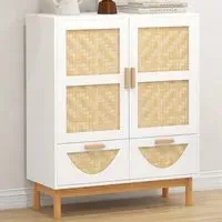 2 Door 2 Drawer Sideboard - White