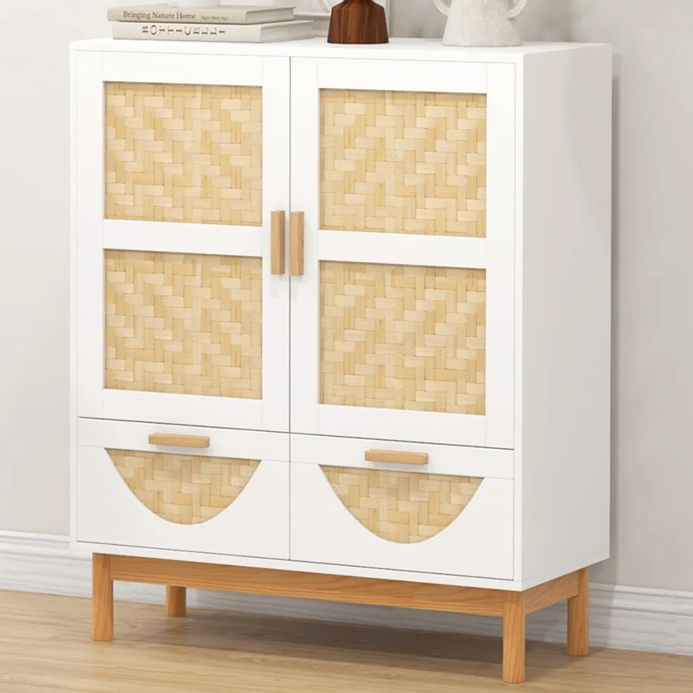 2 Door 2 Drawer Sideboard - White