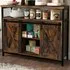 2 Door 3 Shelf Buffet Cabinet - Brown