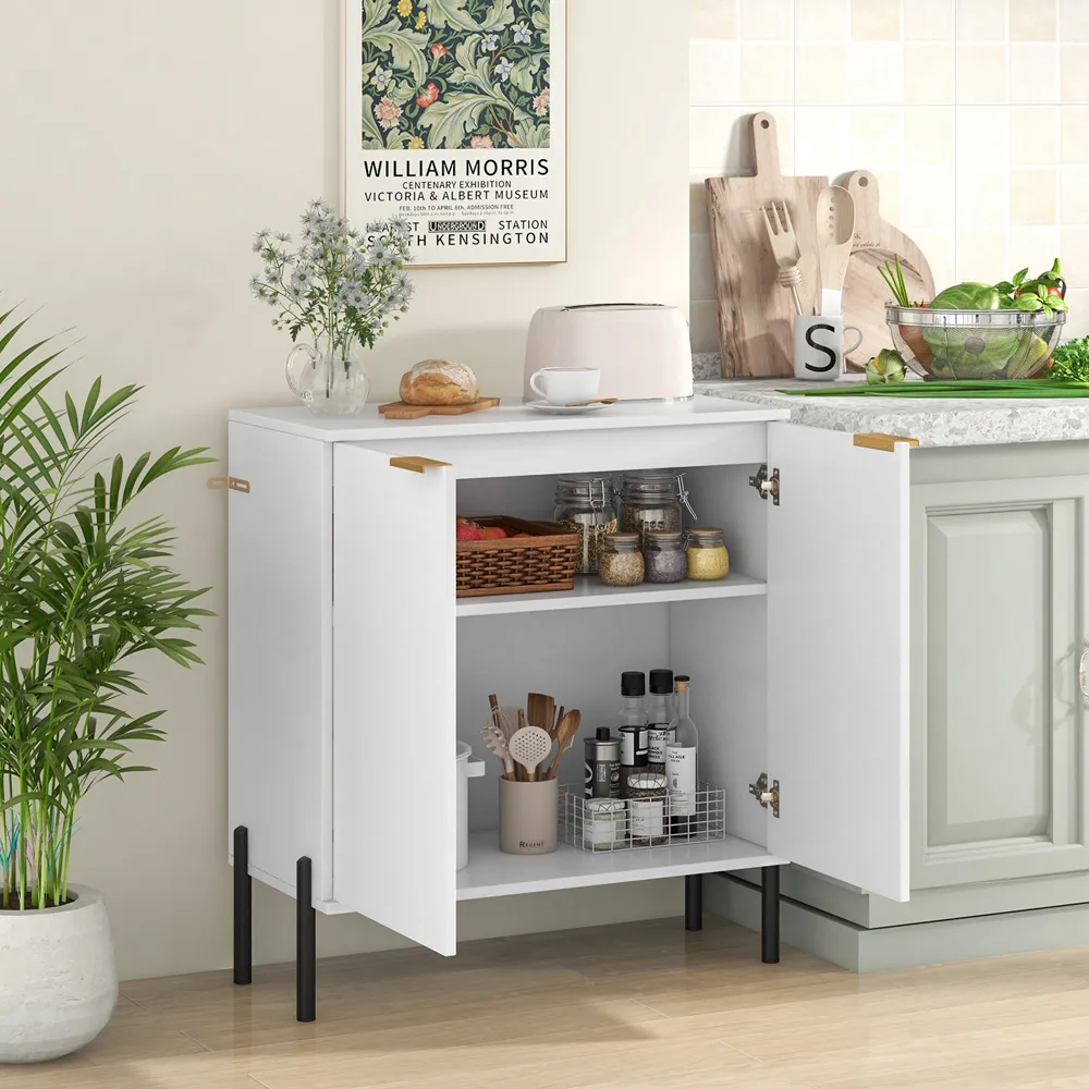 2 Door Buffet Cabinet - White