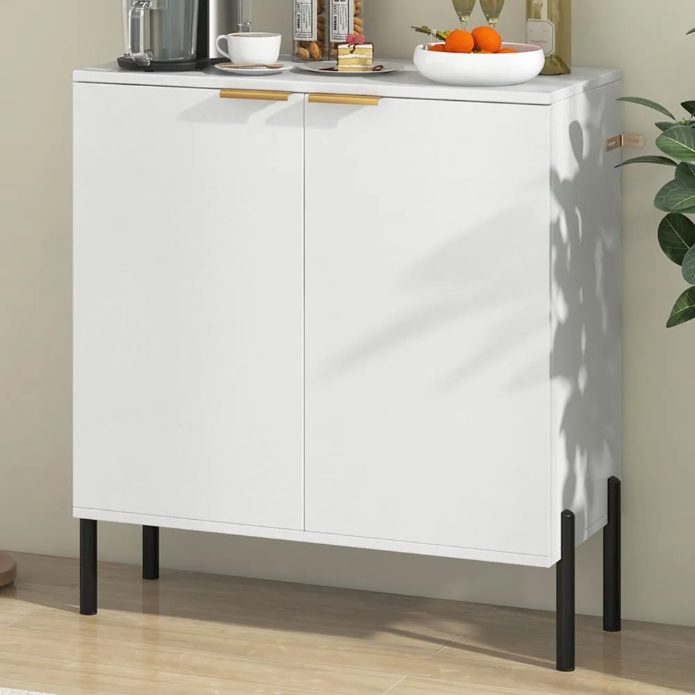 2 Door Buffet Cabinet - White image