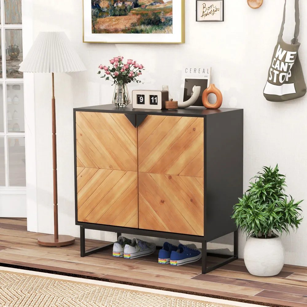 2 Door Sideboard - Black