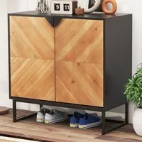 2 Door Sideboard - Black