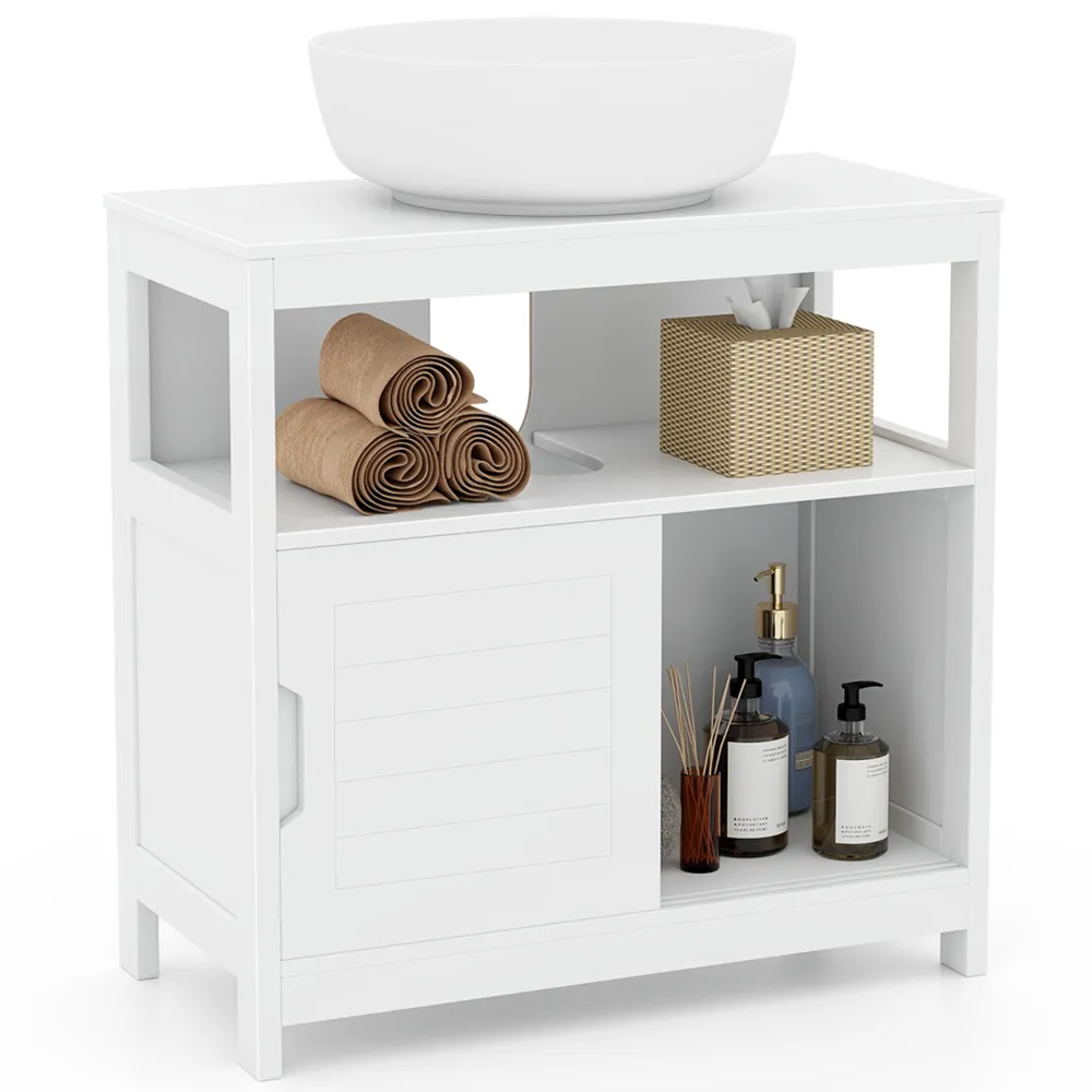 2 Door Under Sink Bathroom Cabinet - White