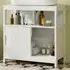 2 Door Under Sink Bathroom Cabinet - White
