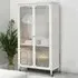 2 Door Wardrobe with Wheels - White