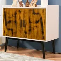 2 Door Wooden Sideboard - Multi