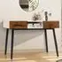 2 Drawer Industrial Console Table - Multi