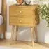 2 Drawer Nightstand - Wood