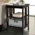 2 Shelf Bedside Table - Brown