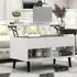 2 Shelf Lift Up Coffee Table - White