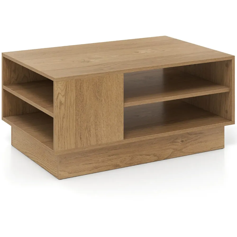 2 Shelf Rectangle Coffee Table - Natural