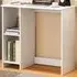 2 Shelf Small Computer Desk - White