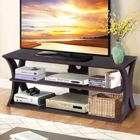 2 Shelf TV Unit - Brown