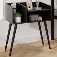 2 Tier Nightstand Set of 2 - Black