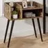 2 Tier Nightstand Set of 2 - Rustic Brown