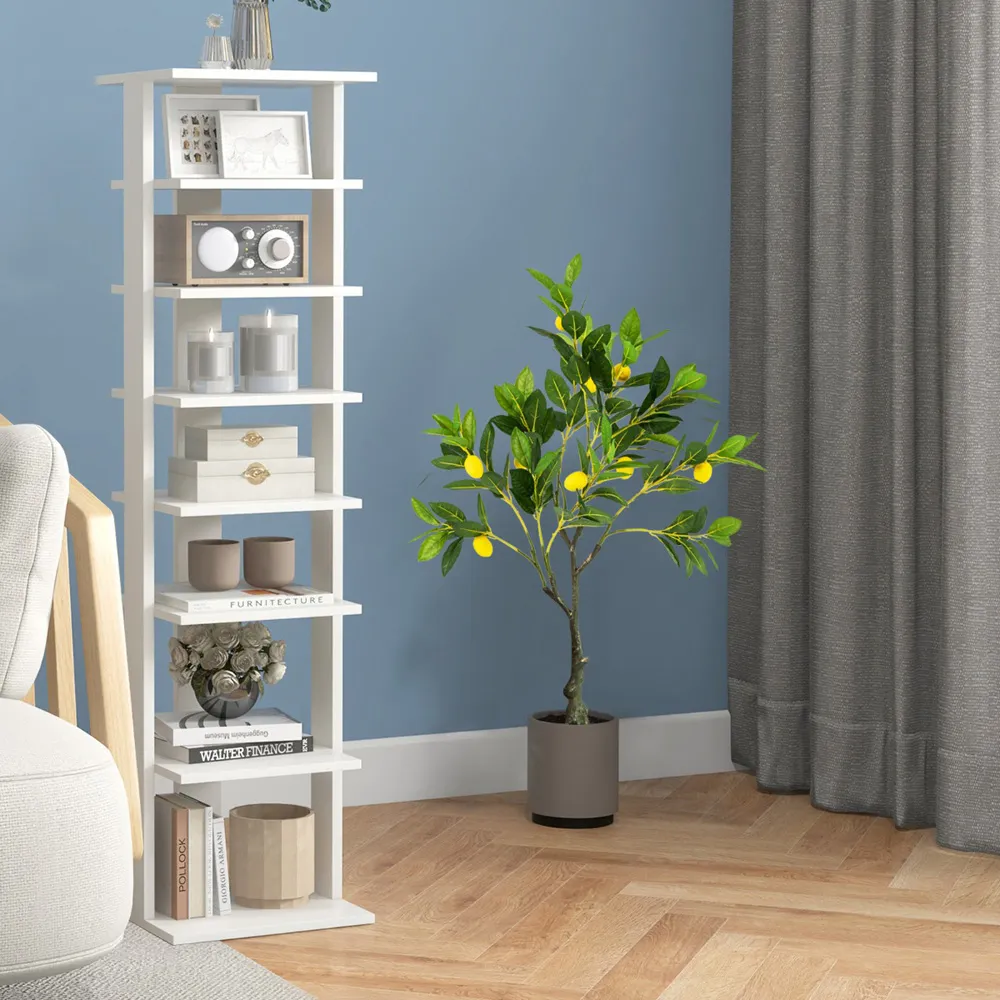 2.6ft Lemon Tree Artificial Plant in Pot - Green