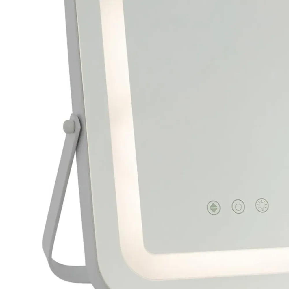 3 Colour LED Mirror with Smart Touch Control - White