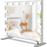 3 Colour LED Touch Vanity Mirror - White