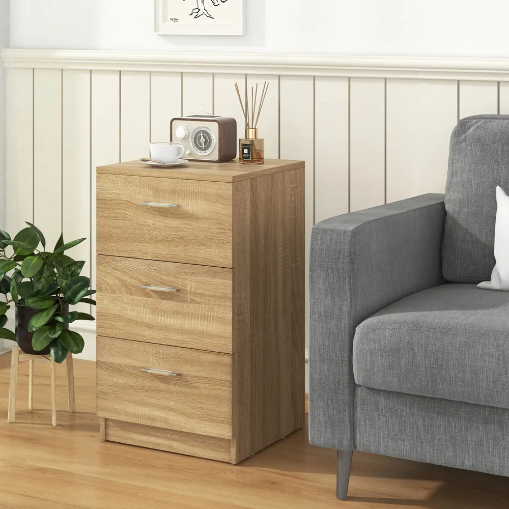 3 Drawer Chest of Drawers - Natural