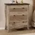 3 Drawer Chest of Drawers with Anti Tipping Kit - Brown