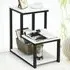 3 Shelf End Table - White