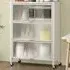 3 Shelf Mobile Kitchen Rack - White