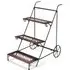 3 Tier Ladder Plant Stand with Wheels - Multi, Metal
