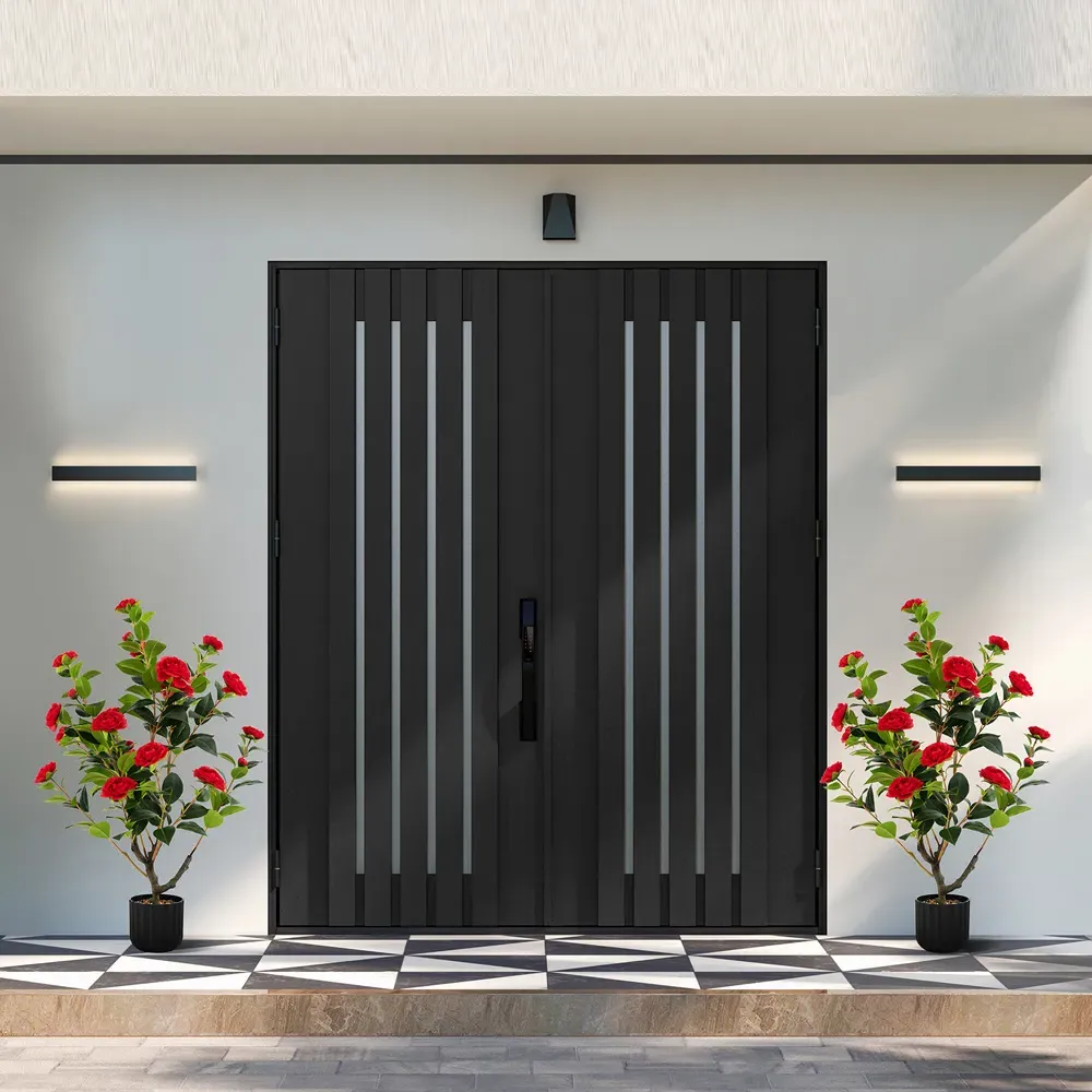 3.1ft Camellia Tree Artificial Plant in Pot 2 Pack - Red