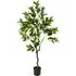 3.9ft Lemon Tree Artificial Plant in Pot - Green