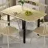 4 Seater Foldable Drop Leaf Dining Table - Natural