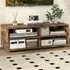 4 Shelf TV Unit - Brown