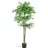 4.9ft Bamboo Tree Artificial Plant In Pot - Green
