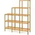 5 Tier Bamboo Plant Stand - Cream, Bamboo