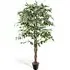5.2ft Ficus Tree Artificial Plant in Pot - Green