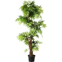 5ft Artificial Keel Red Vine Bonsai - Green