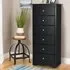 6 Drawer Storage Cabinet - Black