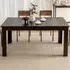 6 Seater Rectangular Dining Table - Black