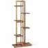 6 Tier Wooden Plant Stand - Cream, Pine