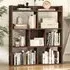 7 Shelf Cube Storage Unit - Walnut