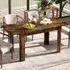 8 Seater Extendable Dining Table - Brown