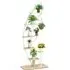 8 Tier Half Moon Plant Stand - White