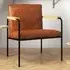 Accent Chair - Camel, PU Leather