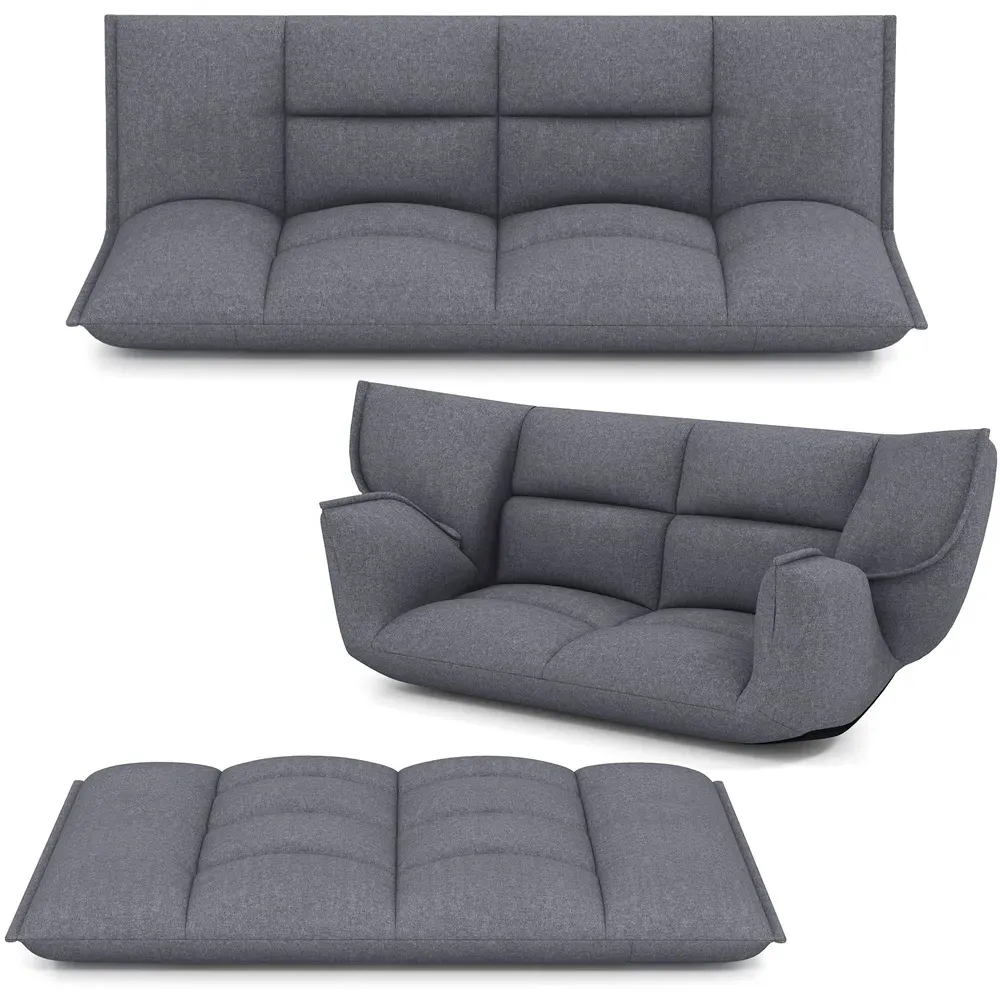 Adjustable Floor Sofa Chair - Grey