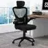 Adjustable Office Chair with Headrest - Black