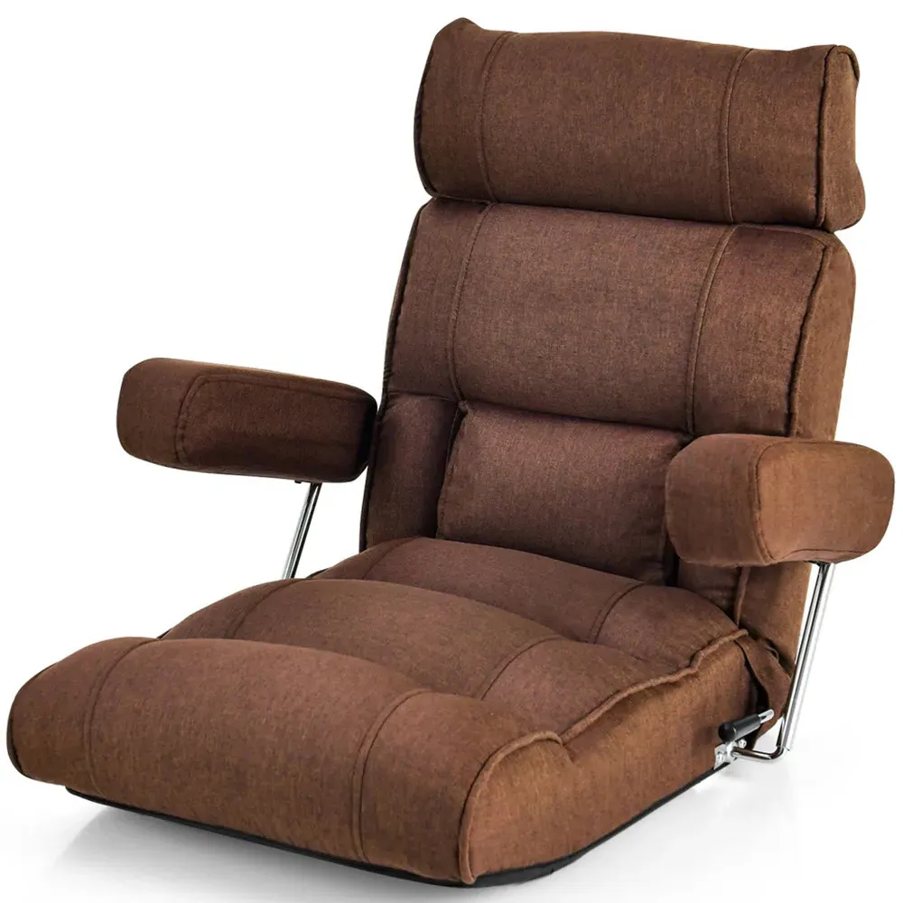Adjustable Sofa Lounge Chair - Brown