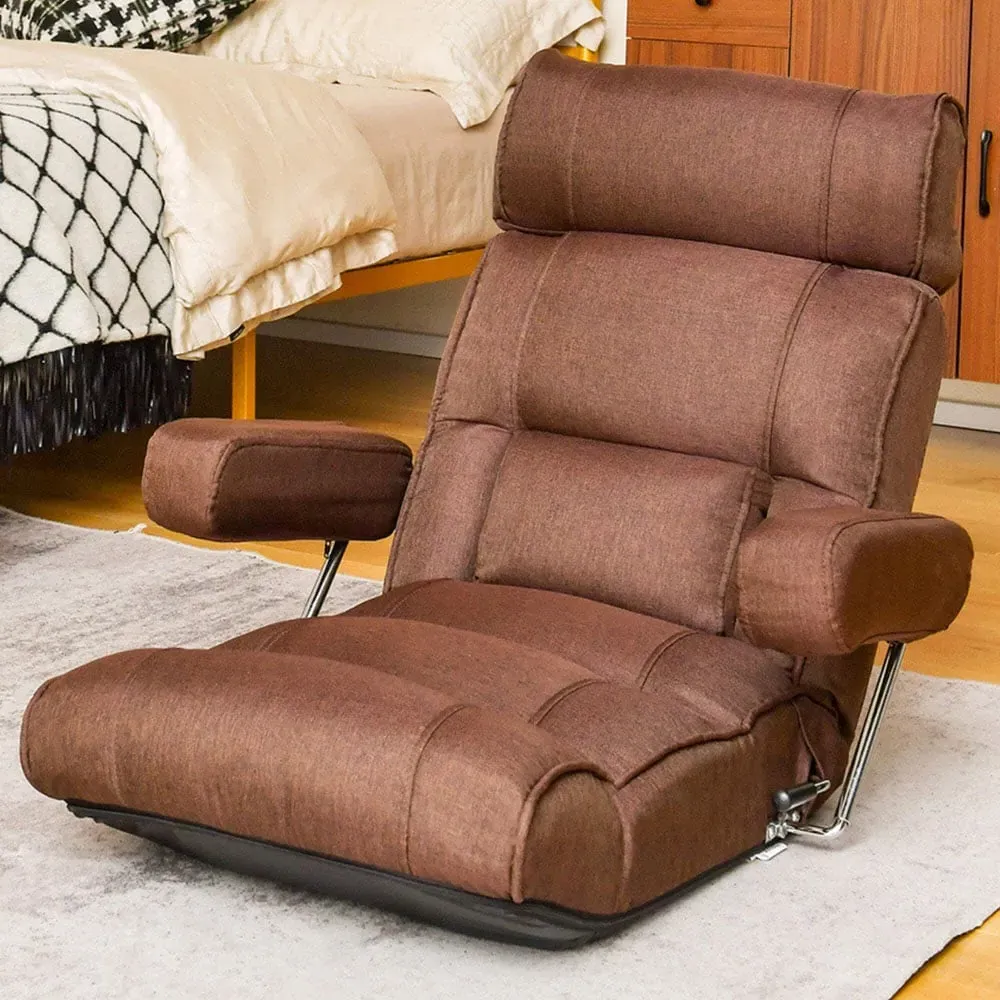 Adjustable Sofa Lounge Chair - Brown image