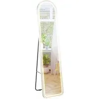 Arch Full Length LED Dressing Mirror - White