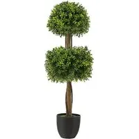 Artificial Boxwood Ball Topiary Tree 3ft - Multi