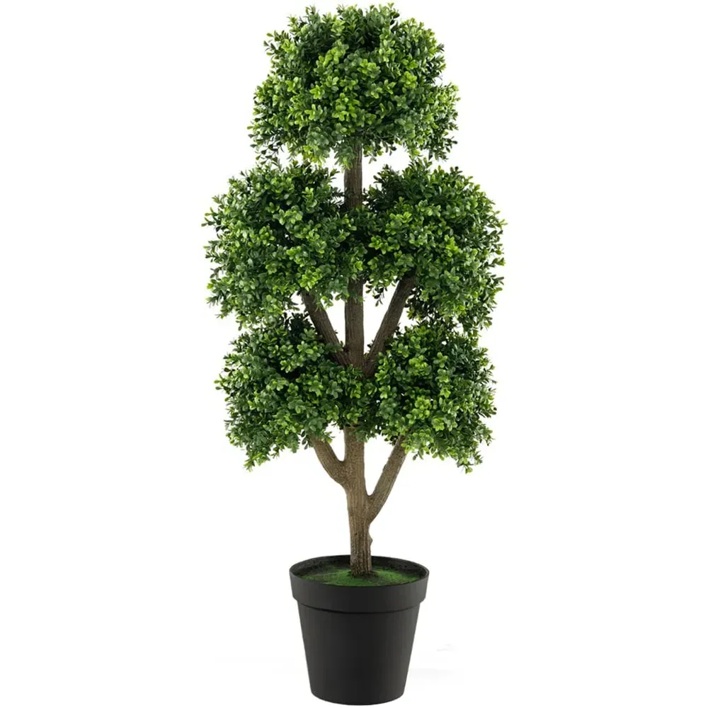 Artificial Boxwood Ball Topiary Tree 4ft - Green